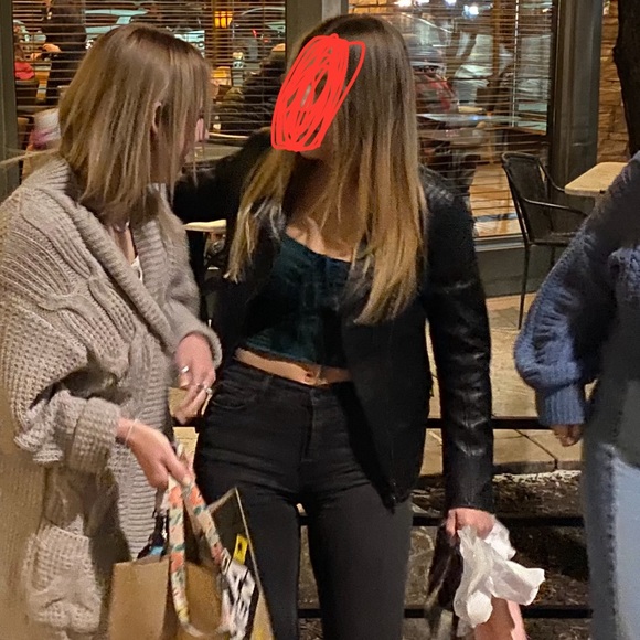 LA Hearts from Pacsun cropped top • emerald green • worn 5-10 times - Picture 5 of 5